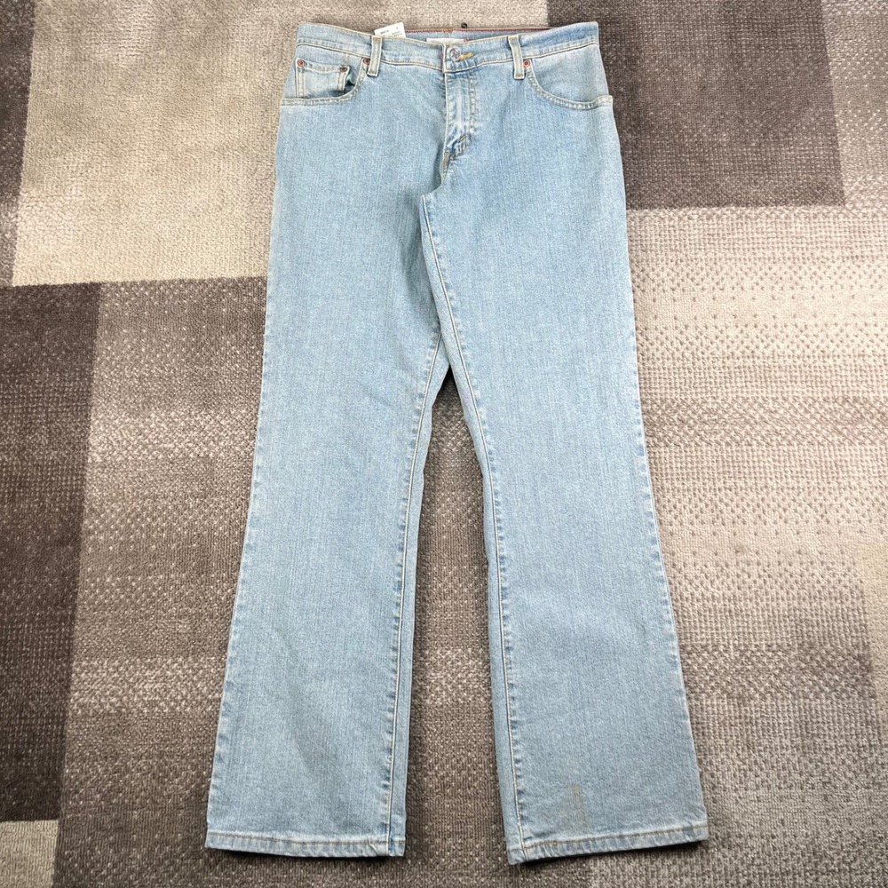 Y2K Levis 550 Relaxed Bootcut Jeans Womens 8 M Light Wash Indigo Stretch‎
